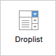 Droplist widget