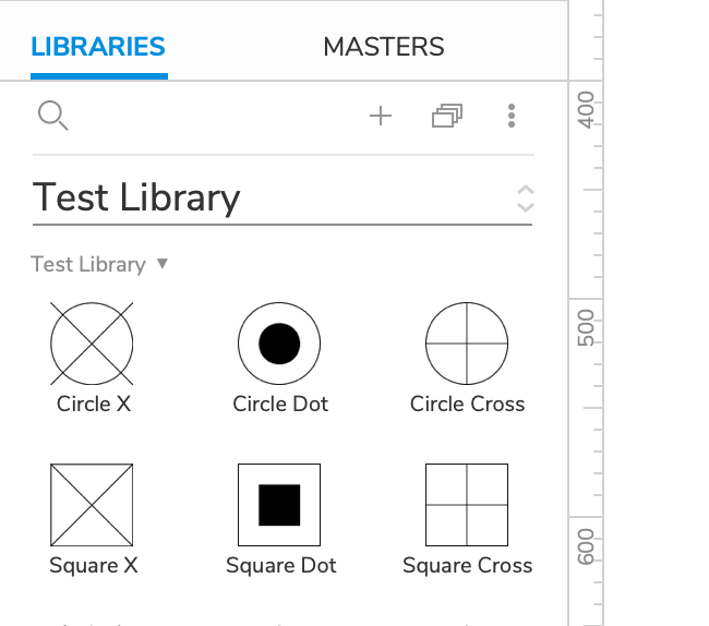 custom widget thumbnails in the Libraries pane