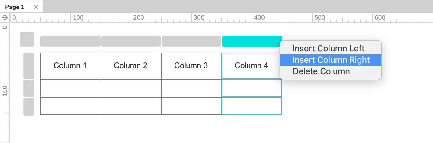 editing table widget rows and columns